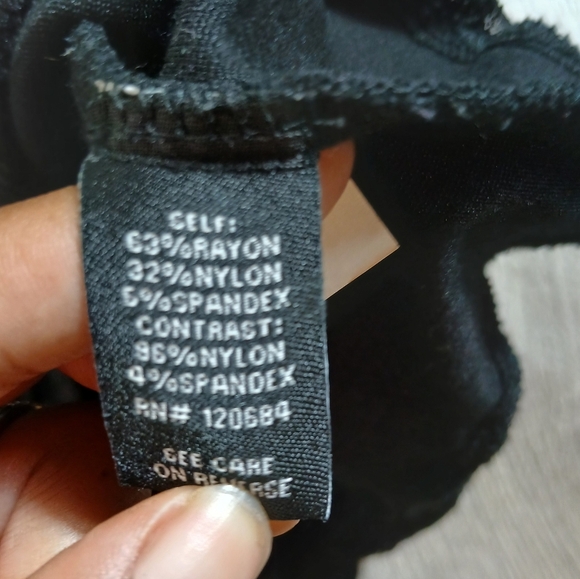 Torrid Elegant Black Lace Trim Dress Size12 Sleevless - Picture 5 of 6